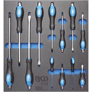 Organizator pentru carucior BGS, 12 surubelnite, 2/3 sertar