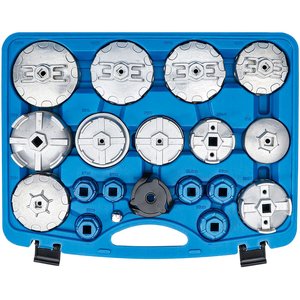 Set capace pentru montat filtre de ulei, 19 piese